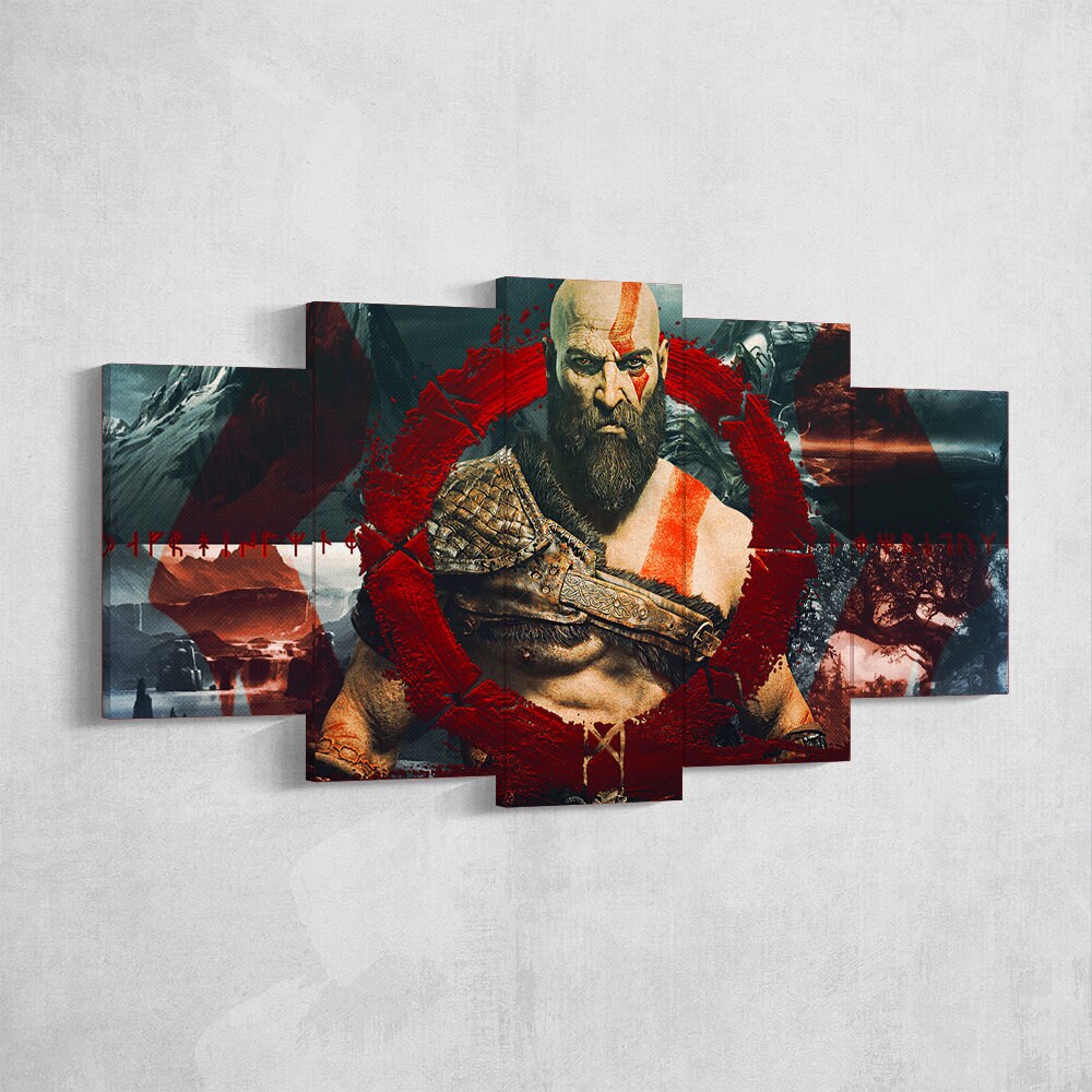 God Of War Canvas 76 God Of War Wall Art God Of War Poster Etsy