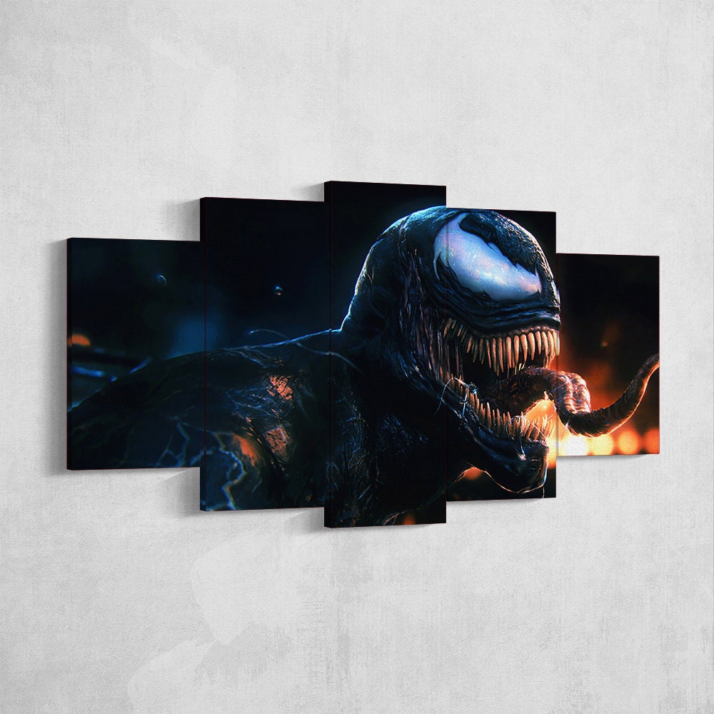 Venom Wall Art 34 Framed Ready to Hang Venom Canvas Wall Art Etsy