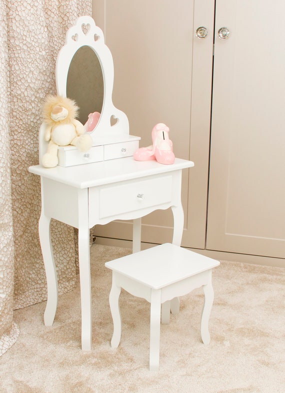 childs dressing table and stool