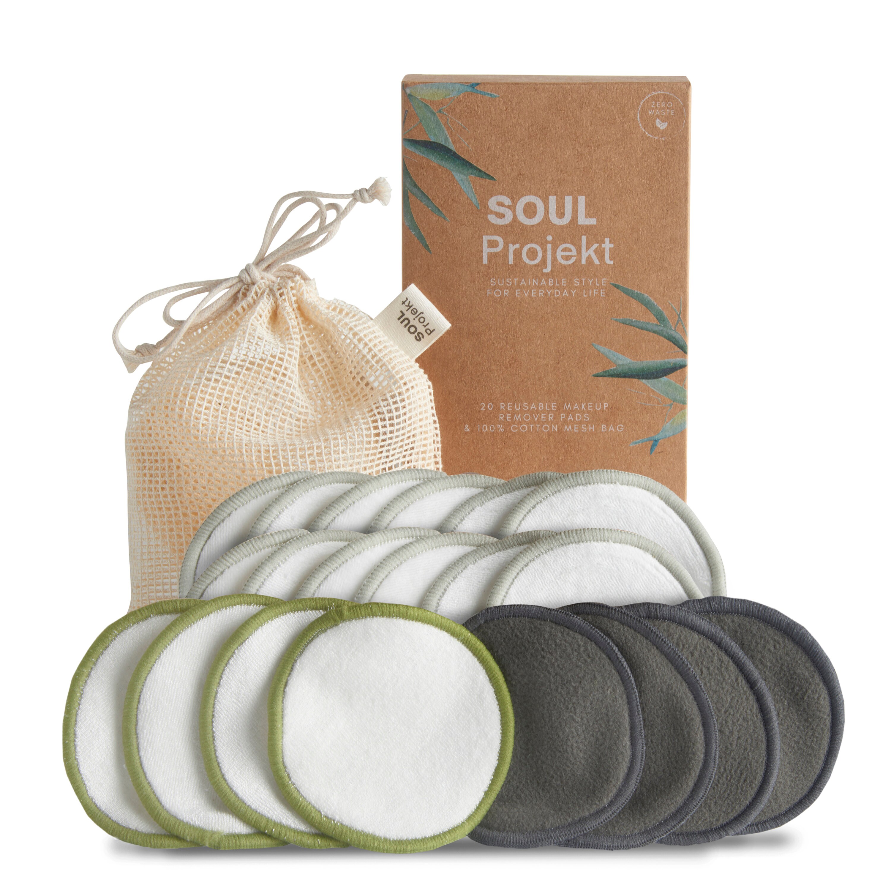 20 x Reusable Make Up Remover Pads 3 Layers Washable Organic Etsy