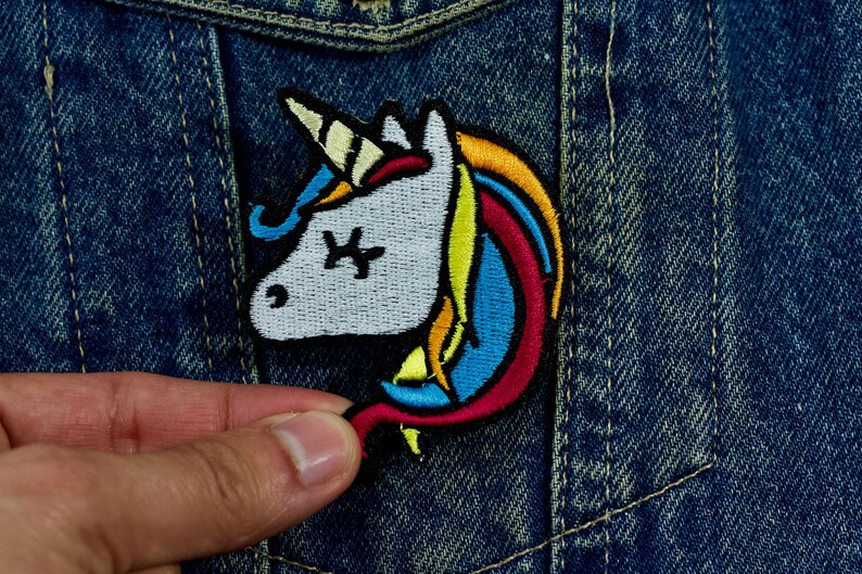 Unicorn Patch for Jackets Sew on Jeans Tshirt and Etsy