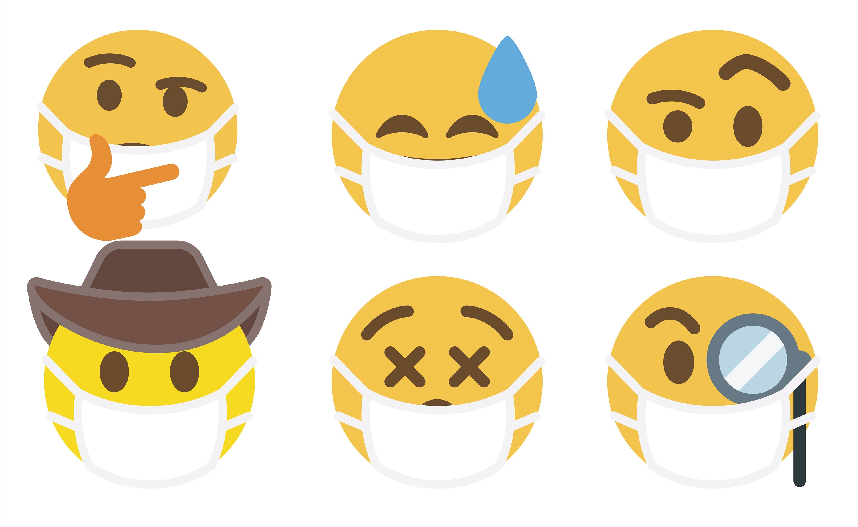 Face Mask Emoji Svg Bundle In Clipart Vector Png Pdf And Etsy My XXX