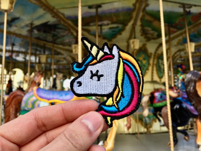 Unicorn Patch for Jackets Sew on Jeans Tshirt and Etsy