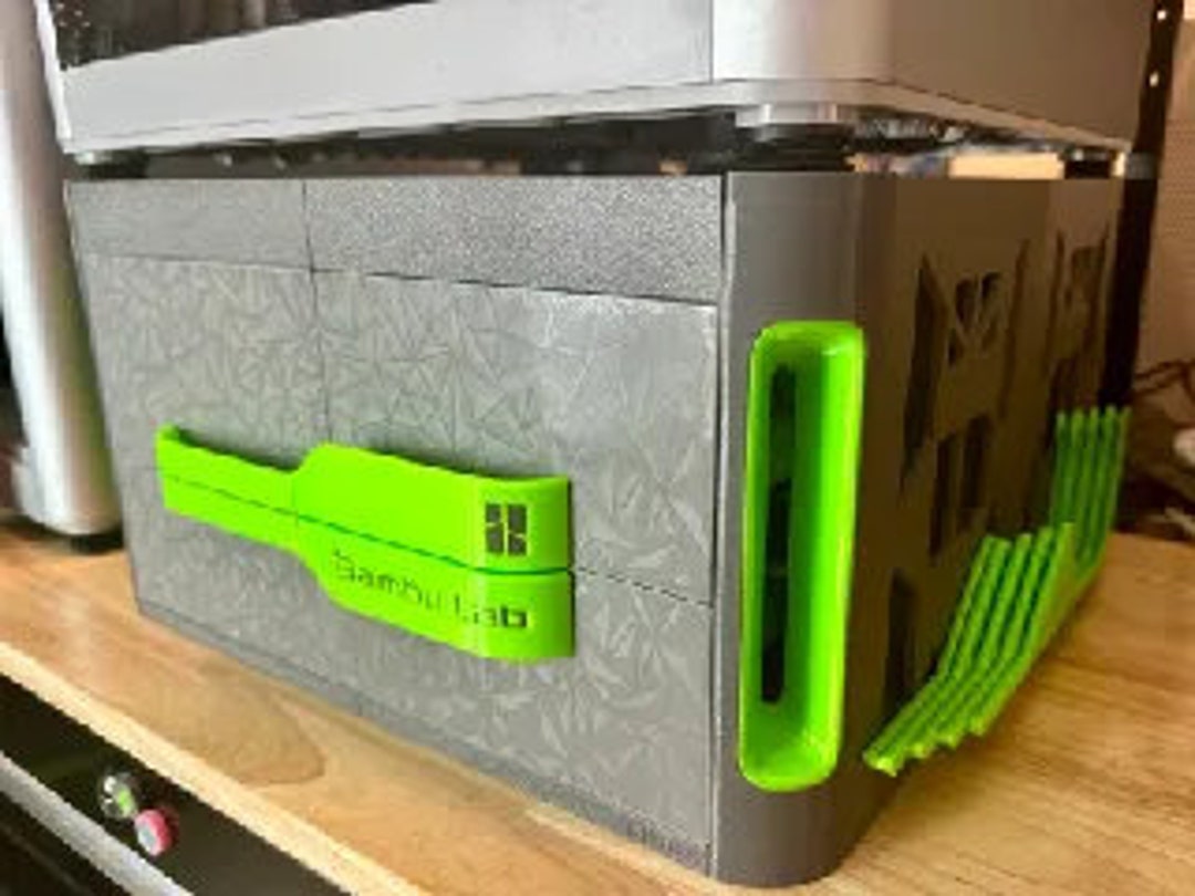 Bambu Lab X P XC Riser With Storage Drawers Build Plate Holders and ...