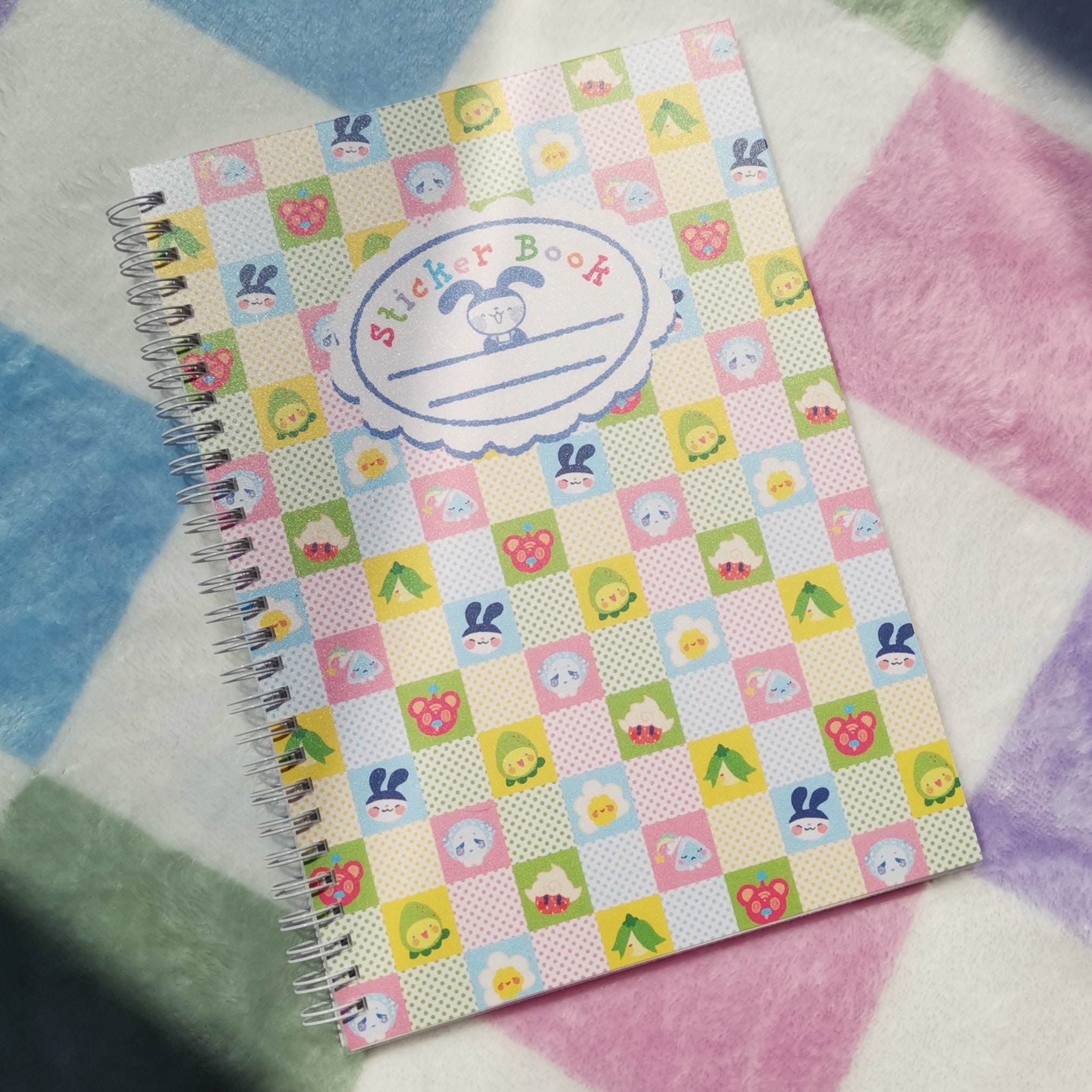 Reusable Sticker Book, Kawaii Sticker Album, Release Paper in