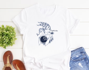 Capricorn T Shirt / Zodiac Sign / Star Sign T-Shirt / Astrology Shirt / Constellation Shirt / Zodiac / Horoscope Shirt / Birthday Shirt