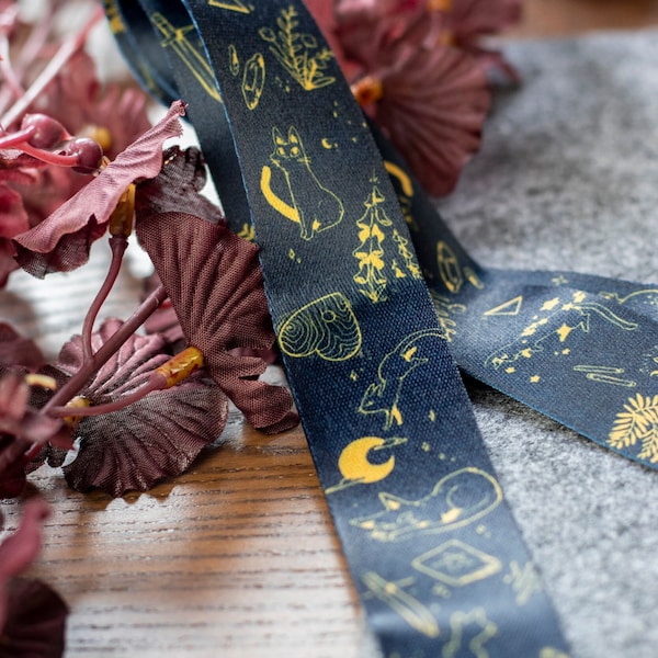 Witch's Kitten | Lanyard 90cm x 25mm | stationary cute kawaii japan aesthetic | Birthday Gift for Her | Christmas present