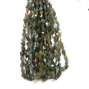 Gemstone Beads Labradorite Faceted Nuggets Beads For Jewelry Making Beads Labradorite Nuggets Gemstone Beads For Jewelry Gift For Her