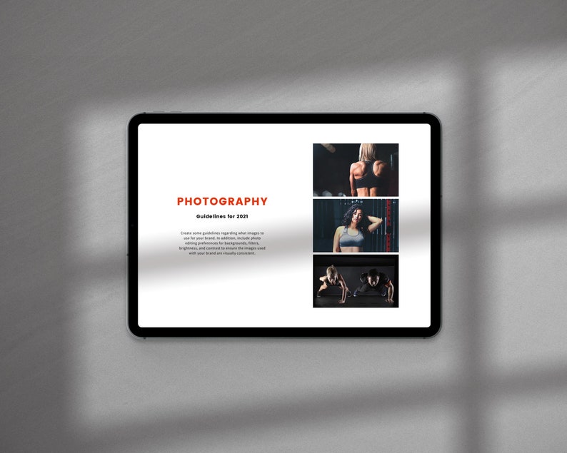 Personal Trainer Brand Style Guide Template: Canva Fitness Business image 9