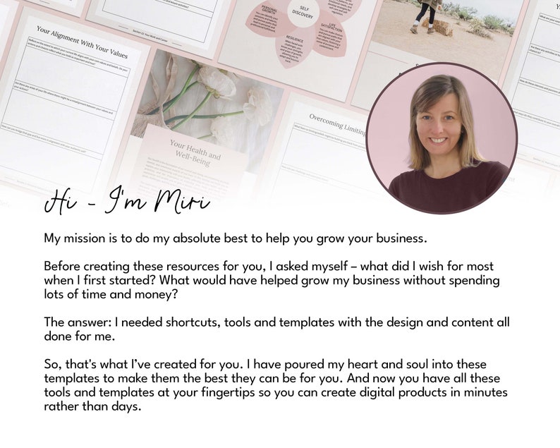 Self Discovery Journal Canva Templates, Get To Know Yourself Journal, Self-Care Journal, Self Discovery Workbook, Self-Love Journal Prompts