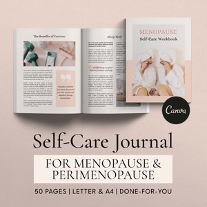 Menopause Self Care Canva Templates, Perimenopause Self-Care Canva Templates, Menopause Resources, Menopause Ebook, Health Coach, Wellness