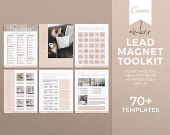 Opt-In Freebie Creator, Lead Magnet Creator, Lead Magnet Toolkit, Content Upgrade Template, Canva Template, Ebook Template, Opt-In for Blog