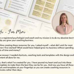 self compassion, self-compassion, canva templates, therapy tool, therapy workbook, therapy worksheets, therapist resources, therapy resources, counselor resources, counselor worksheets, counselor tool, miri campbell