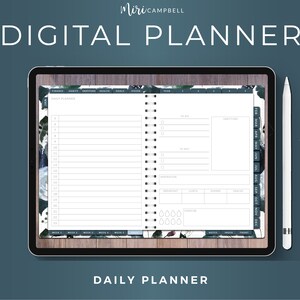 Digital planner for Goodnotes 5 on iPad. Undated planner for use with Goodnotes. Digital stickers. Undated digital planner. iPad planner, weekly planner, goal tracker, gratitude tracker, habit tracker, finance tracker, vision board, health tracker