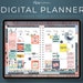 Digital Planner, Undated Digital Planner for GoodNotes, Digital Stickers, iPad Planner, Weekly Planner, Landscape Planner, INSTANT DOWNLOAD