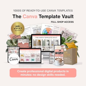 Canva Template Vault: 12-Month Membership