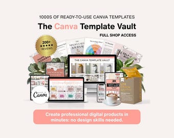 Canva Template Vault: 12-Month Membership