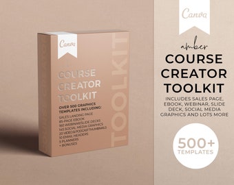 Canva Kursersteller Toolkit, Online Kurs Marketing Bundle, Social Media Marketing, Instagram Templates, Canva Template, Facebook Template