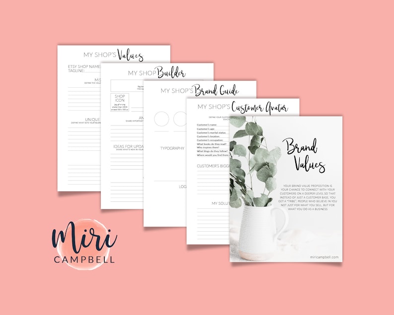 Etsy Shop Planner Etsy Business Planner Printable Etsy Etsy Australia