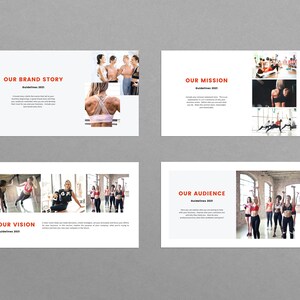 Personal Trainer Brand Style Guide Template: Canva Fitness Business image 4