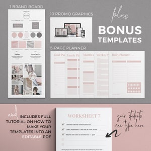 Course Creator Template Toolkit, Ebook Template Kit, Course Webinar ...
