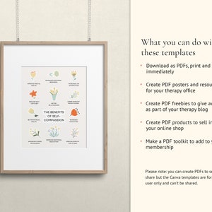 self compassion, self-compassion, canva templates, therapy tool, therapy workbook, therapy worksheets, therapist resources, therapy resources, counselor resources, counselor worksheets, counselor tool, miri campbell