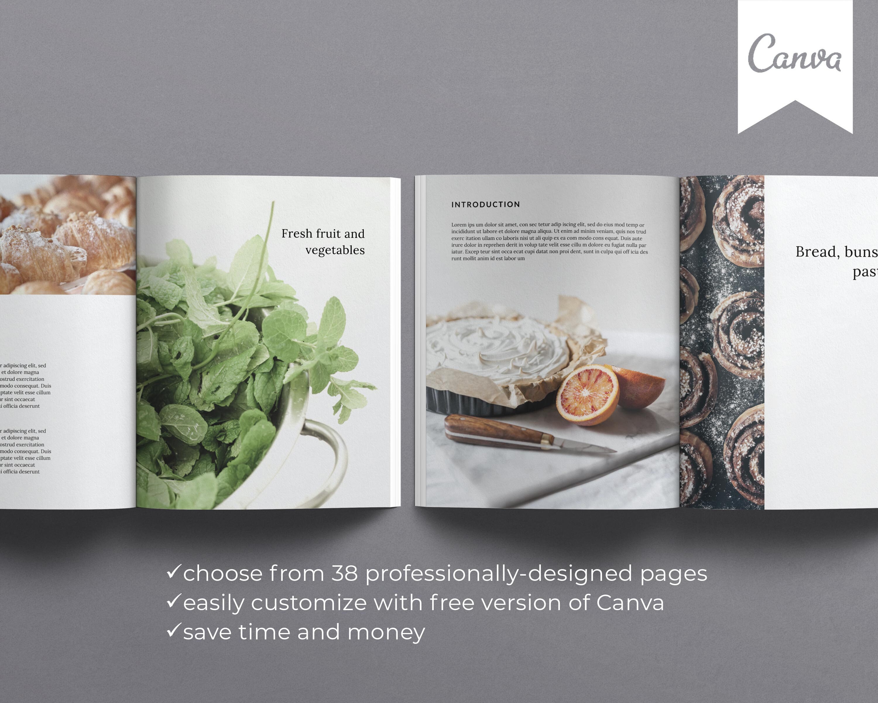 recipe-book-template-for-canva-recipe-ebook-template-recipe-etsy