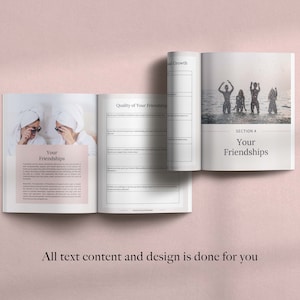 Self Discovery Journal Canva Templates, Get To Know Yourself Journal, Self-Care Journal, Self Discovery Workbook, Self-Love Journal Prompts