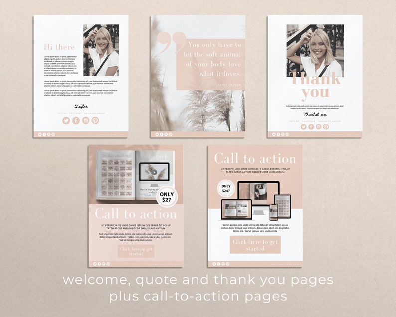 Blei Magnet Toolkit: 70+ Canva Ebook Vorlagen (A4 & US Letter) Bild 9