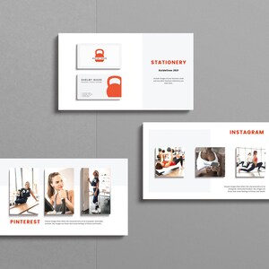 Personal Trainer Brand Style Guide Template: Canva Fitness Business image 7