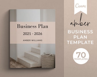 Business Plan Template, Canva Business Plan Template, Online Business Plan, Editable Business Plan, Printable Business Plan Template, Canva