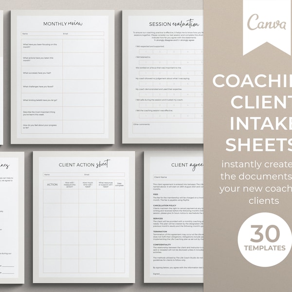 Client Welcome Letter Template Etsy UK