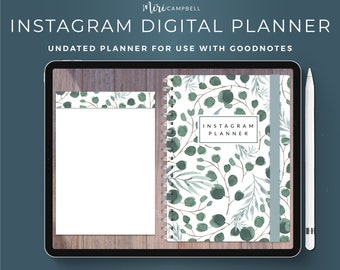 Digitaler Instagram-Planer: Undatierter Goodnotes-Zeitplan (PDF)