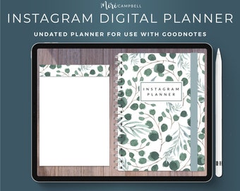 Digital Instagram Planner, Instagram Digital Planner, Instagram Calendar, Instagram Tracker, Instagram Schedule, Instagram Weekly Schedule