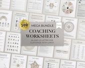 250+ Coaching Worksheet Templates: Canva eBook & Workbook (A4/US Letter)