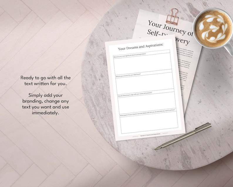 Self Discovery Journal Canva Templates, Get To Know Yourself Journal, Self-Care Journal, Self Discovery Workbook, Self-Love Journal Prompts