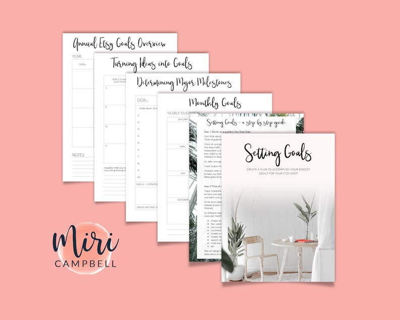 Etsy Shop Planner Etsy Business Planner Printable Etsy Etsy Australia