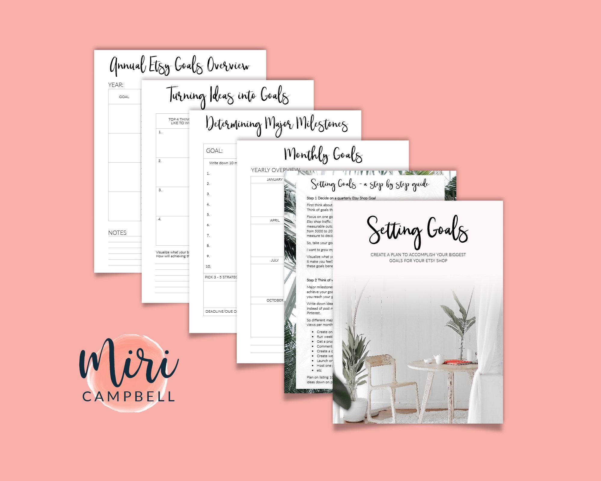 Etsy Shop Planner Etsy Business Planner Printable Etsy Etsy Australia