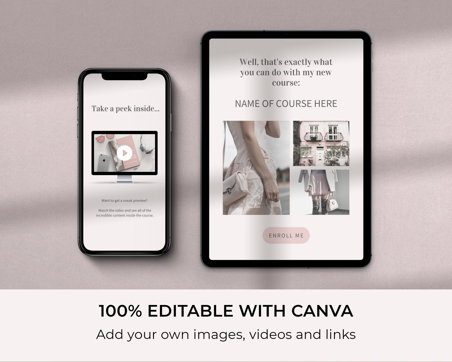 Online Course Sales Page Template Sales Landing Page Etsy UK