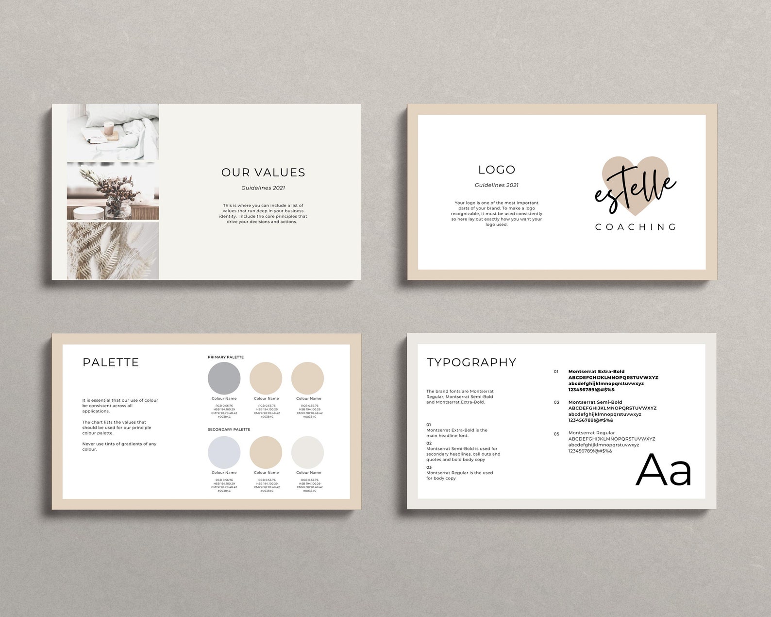 Coaching Brand Style Guide Coach Brand Guide Coaching Brand Etsy