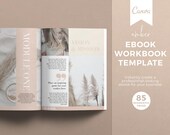 Canva Workbook Template: 85-Page Ebook, Course Creator Resource