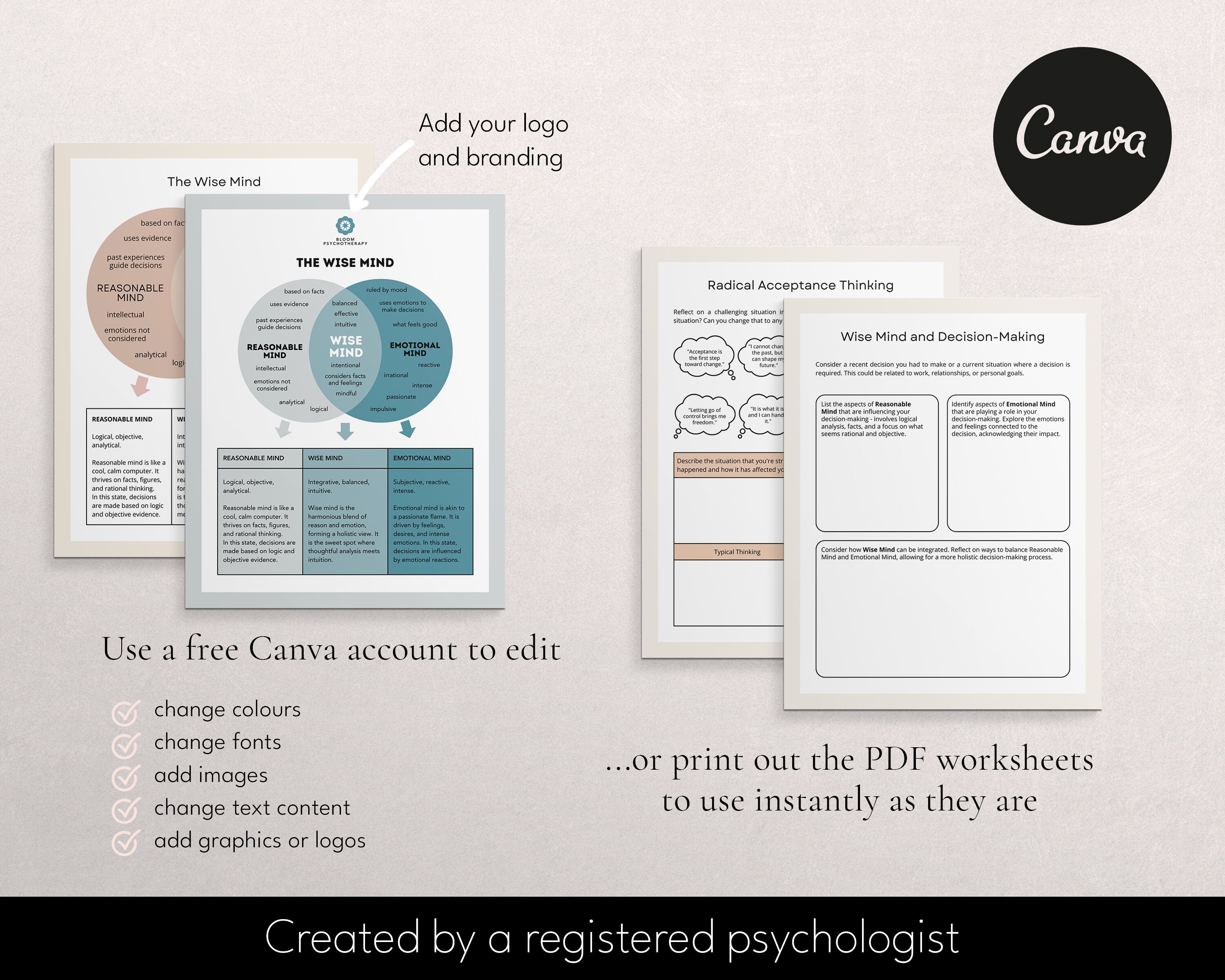 Mega bundle of therapy resources.