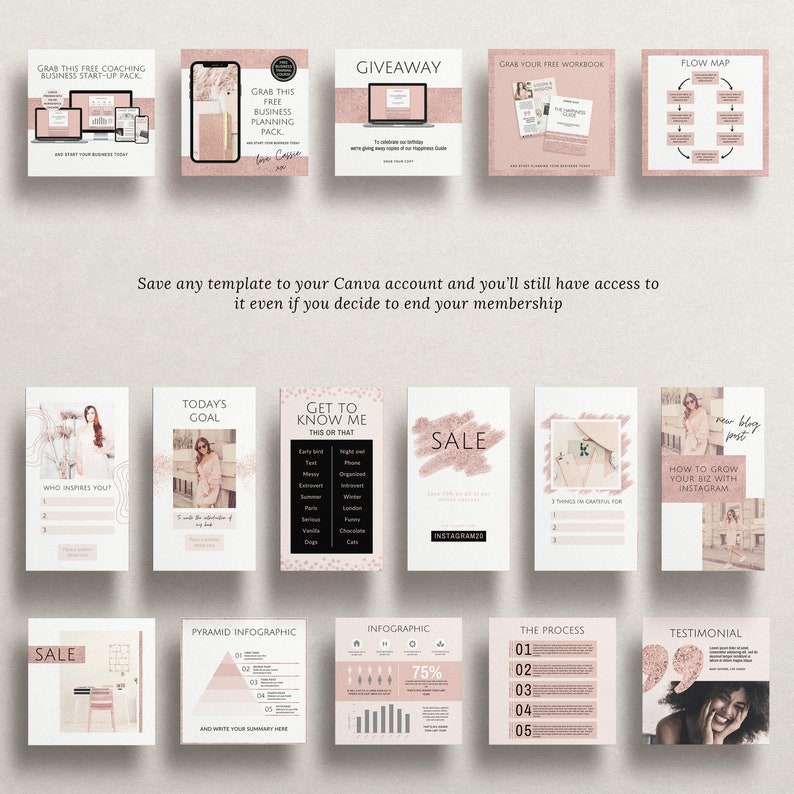 The Canva Template Vault Canva Template Membership Canva - Etsy UK