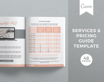 Services & Pricing Guide Canva Template - Client Welcome (Digital Download)