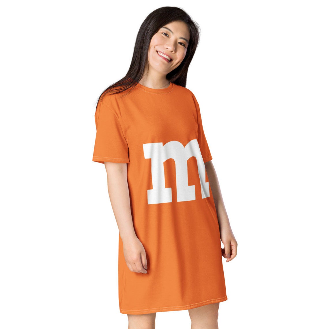Orange M&M Costume Tshirt dress Etsy