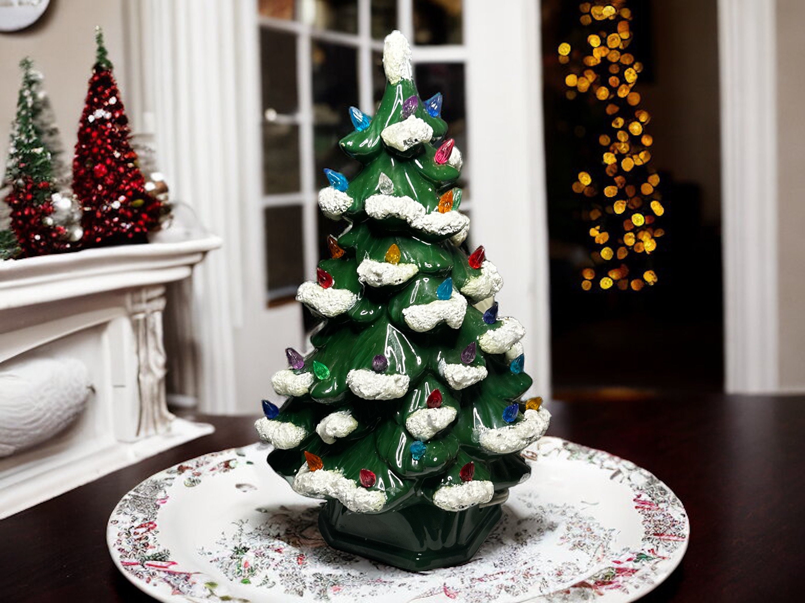 Vintage ceramic christmas tree discount