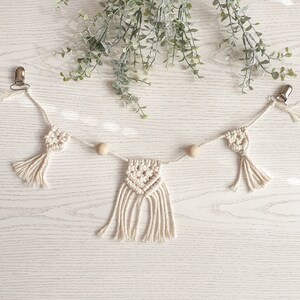 Macrame stroller chain Kitty