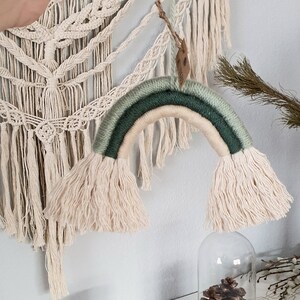 Macrame Rainbow wallhanging kidsroom decor nursery CUSTOM colour image 8