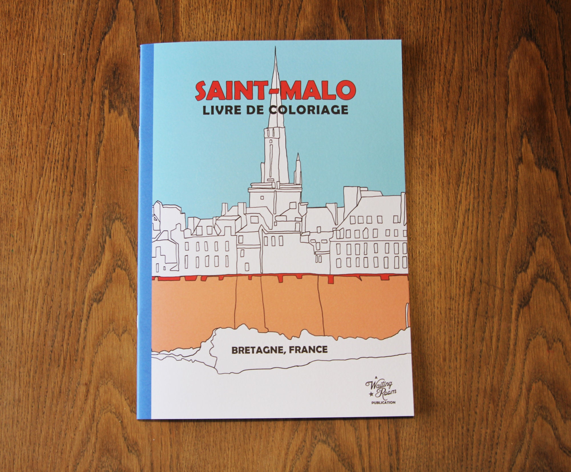 livre de coloriage saint malo bretagne france etsy barbie puppy