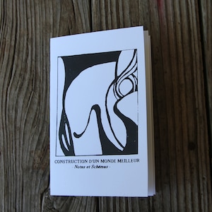 Construction d&#39;un Monde Meilleur - Quantum Physics art zine (screenprinted)